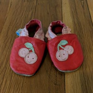 Jack and Lily soft sole shoes genuine leather 6-12